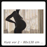 Kurz vor 2 - 80x130 cm - Acryl auf Leinwand - 2010 - Preis auf Anfrage