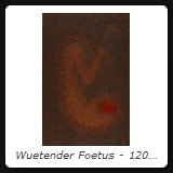 Wuetender Foetus - 120x80 cm - Acryl auf Leinwand - 2005 - Preis auf Anfrage
