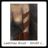 Laetitias Brust - 80x80 cm - Acryl auf Leinwand - 1998 - Preis auf Anfrage